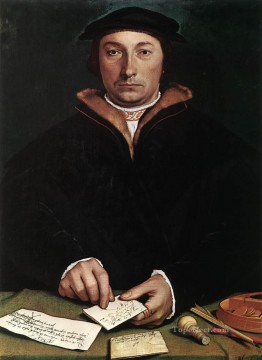  Hans Pintura al %C3%B3leo - Retrato de Dirk Tybis Renacimiento Hans Holbein el Joven